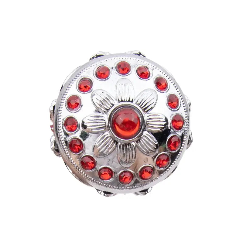 Canne de Luxe Motif Fleur - 91cm - canne de marche - vue de profil