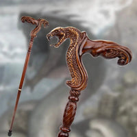 Canne de Luxe Serpent - Serpent - canne de marche - vue de face
