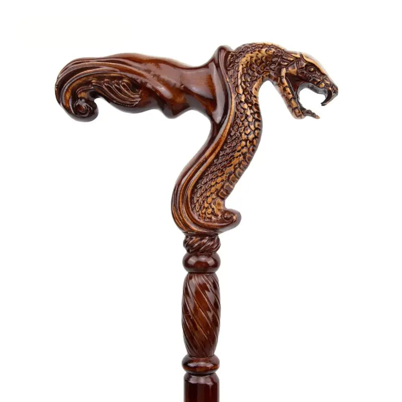 Canne de Luxe Serpent - Serpent - canne de marche - vue de trois quarts