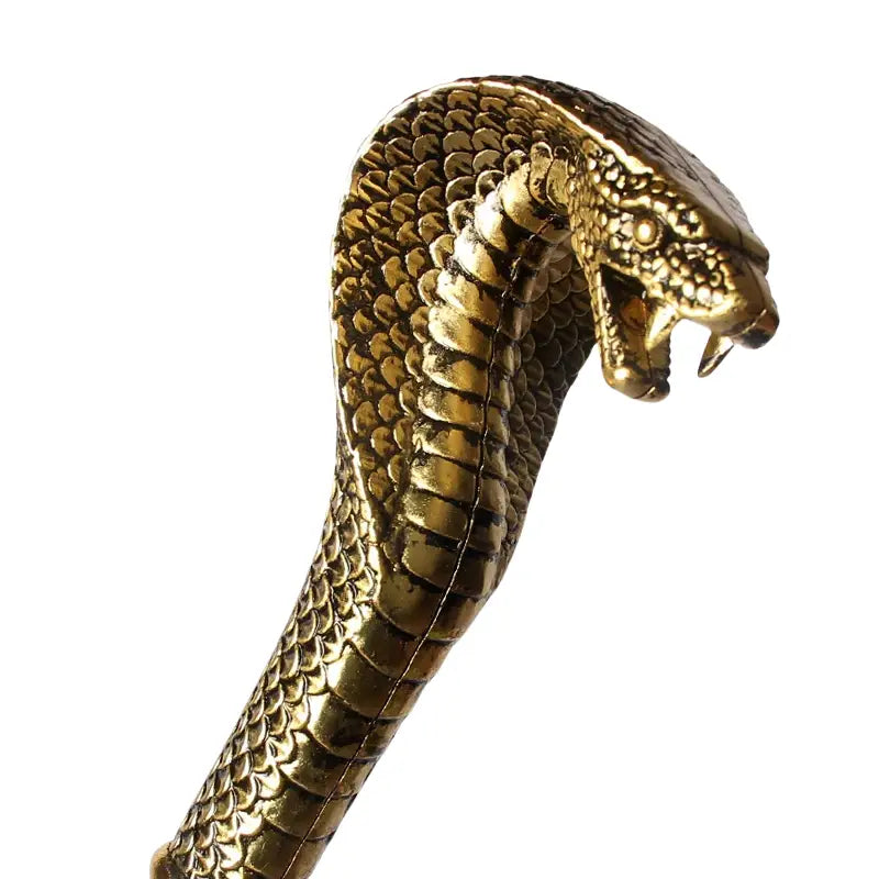 Canne de Luxe Tête de Cobra - canne de marche - vue de profil