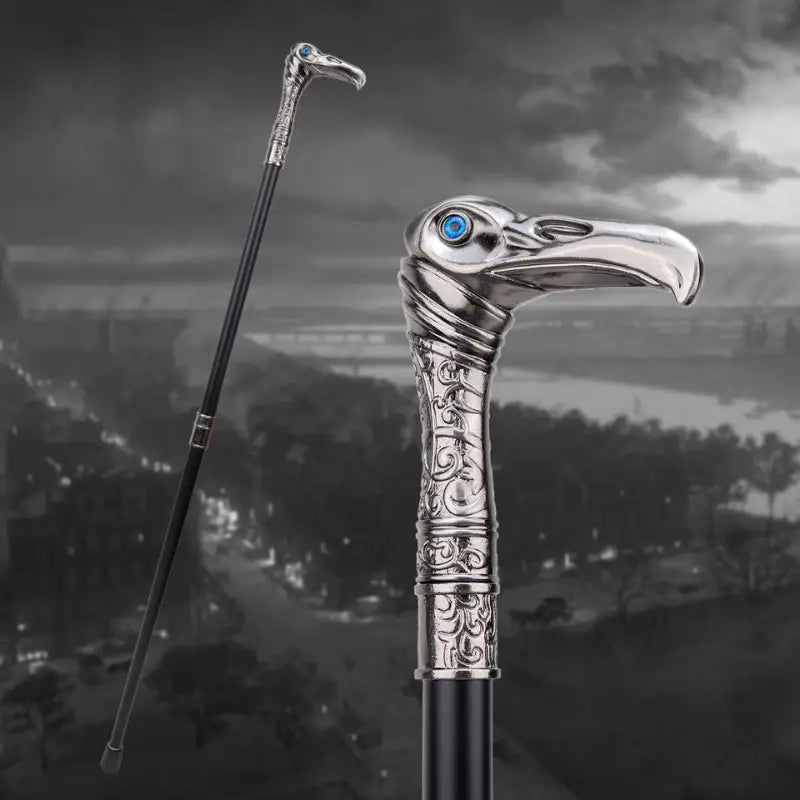 Canne de Luxe Tête d’Aigle - Tête d’aigle - canne de marche - vue de face
