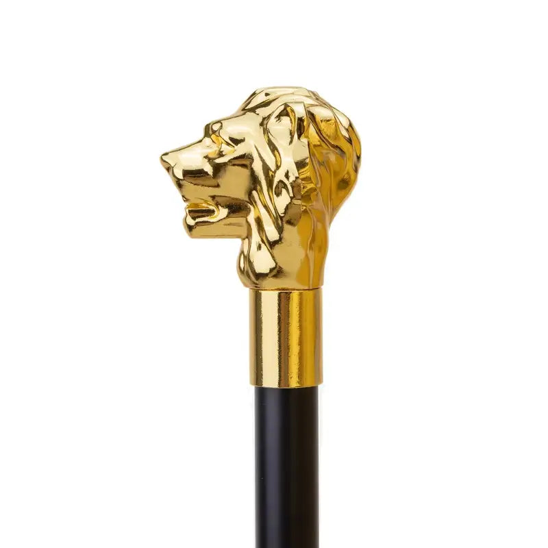 Canne de luxe tête de lion - Lion - canne de marche - vue d'ensemble