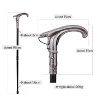 Canne de marche Design Serpent - 93cm - canne de marche - détail du fût