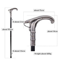 Canne de marche Design Serpent - 93cm - canne de marche - vue de dos