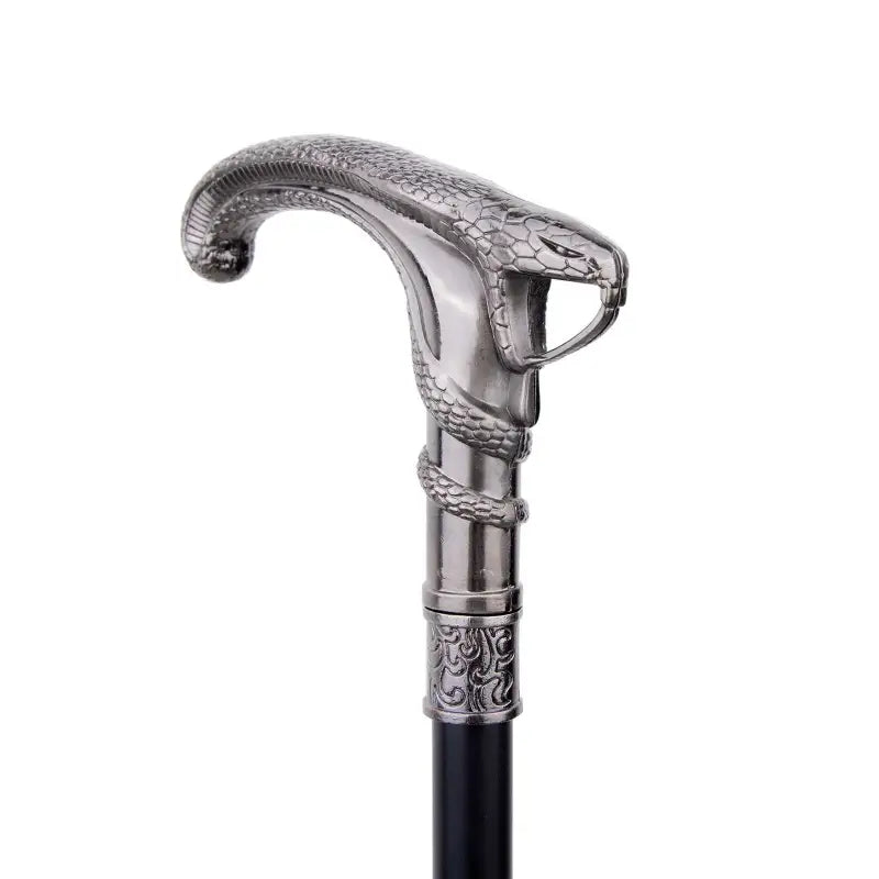 Canne de marche Design Serpent - 93cm - canne de marche - vue de trois quarts