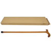 Canne de marche en bois orange - Orange - canne de marche - en situation