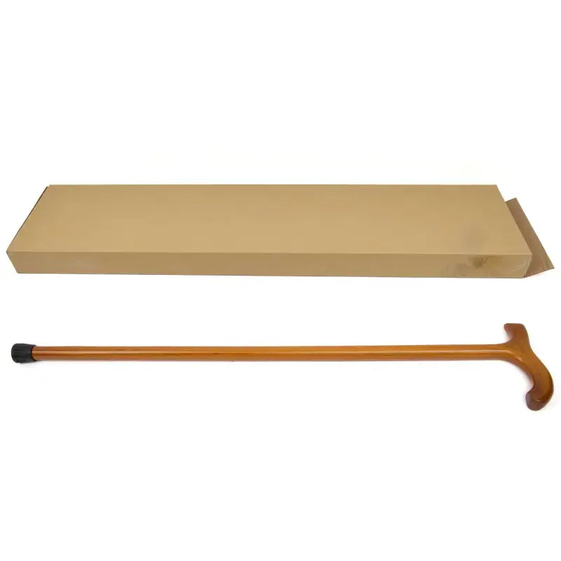 Canne de marche en bois orange - Orange - canne de marche - en situation