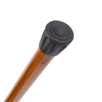 Canne de marche en bois orange - Orange - canne de marche - détail du fût