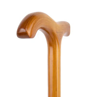 Canne de marche en bois orange - Orange - canne de marche - accessoires inclus