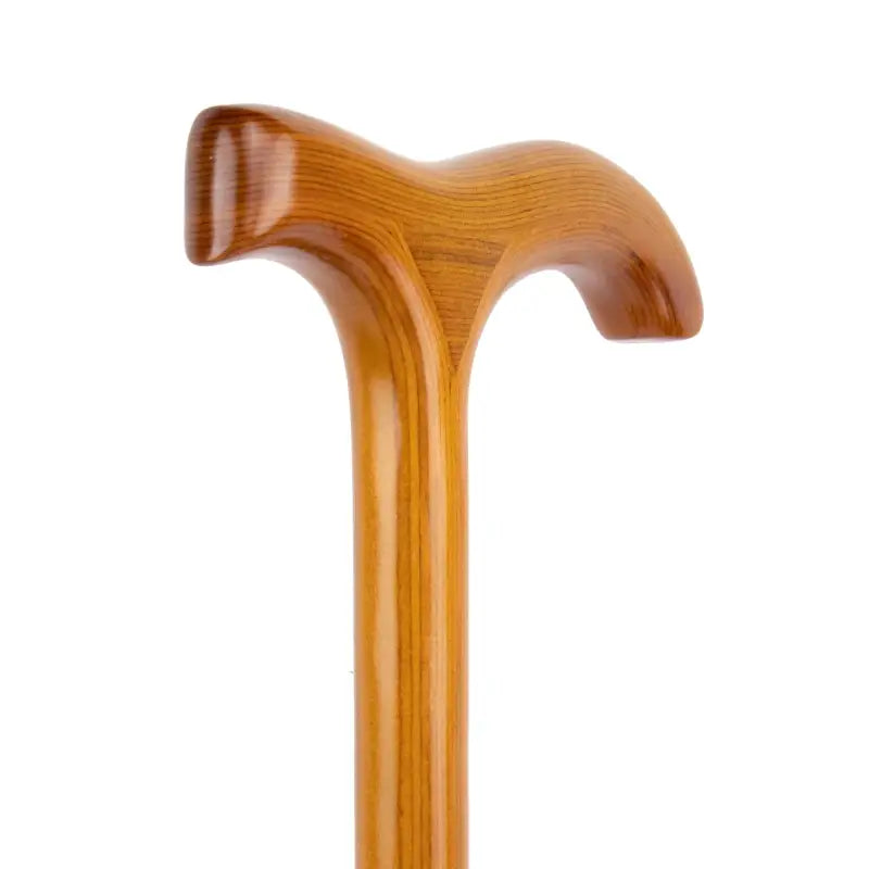 Canne de marche en bois orange - Orange - canne de marche - détail du réglage en hauteur