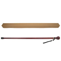 Canne de marche en bois vintage - Vintage - canne de marche - accessoires inclus
