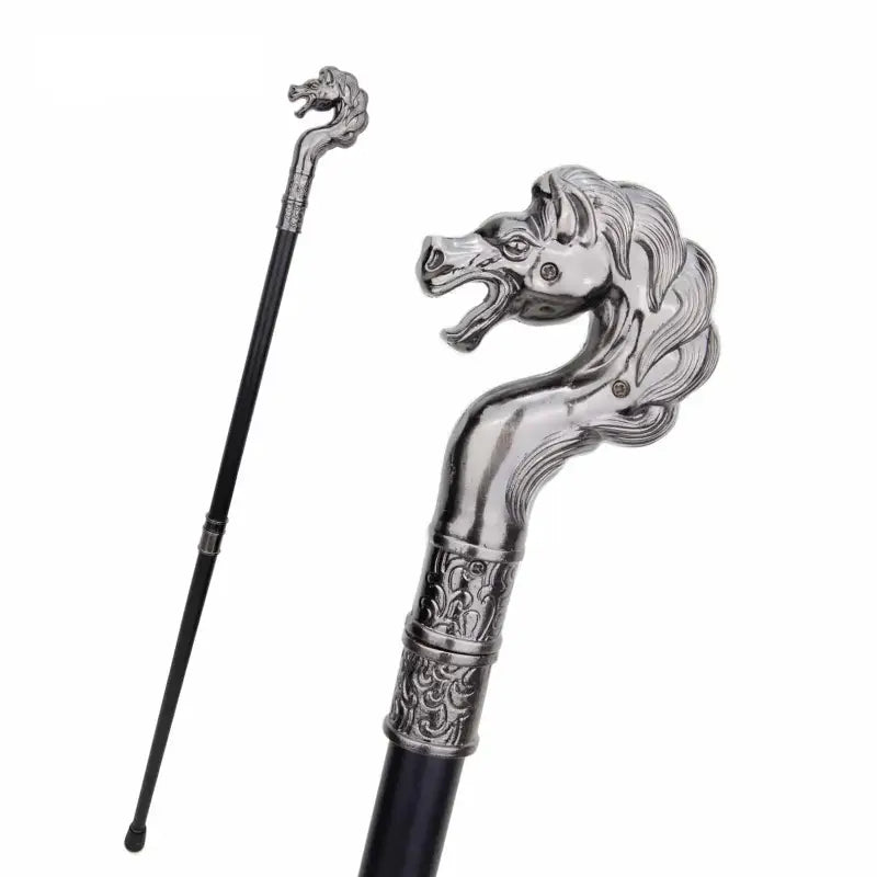 Canne de marche Hippocampe - 93cm - canne de marche - vue de profil