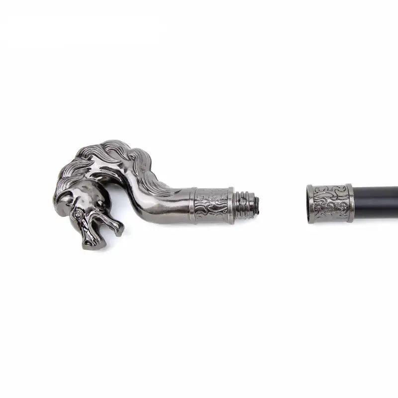 Canne de marche Hippocampe - 93cm - canne de marche - vue de trois quarts
