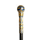 Canne de marche Luxe - Or et Bleu - canne de marche