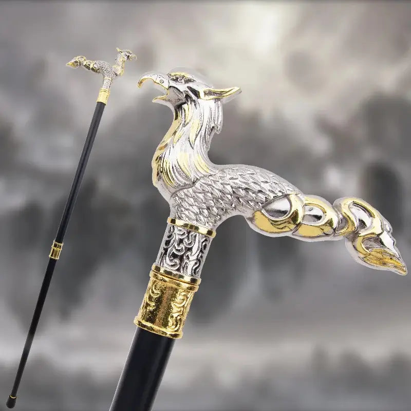 Canne de marche luxe Phoenix - 94cm - canne de marche - détail du fût