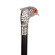 Canne de marche luxe tête d’aigle - Tête d’aigle argentée - canne de marche