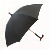 Canne de marche Parapluie - Noir - canne de marche - vue de trois quarts