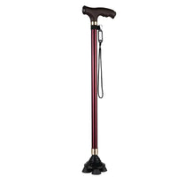 Canne de marche stable - Marron - canne de marche