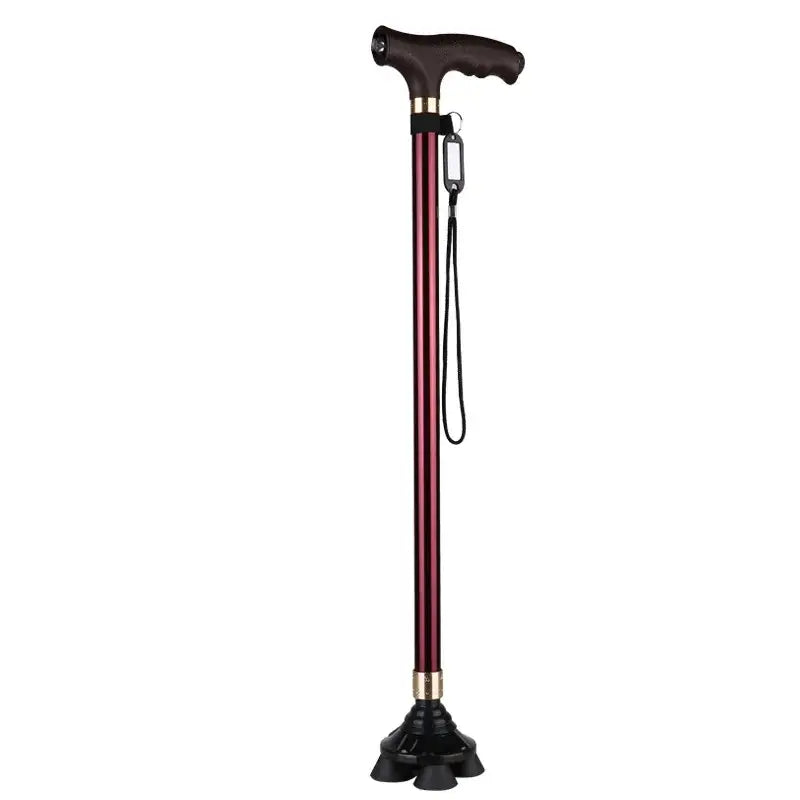 Canne de marche stable - Marron - canne de marche