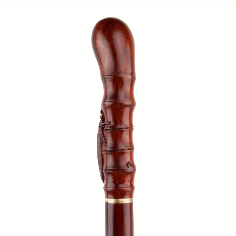 Canne en bambou - 100cm - canne de marche - vue de profil