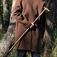 Canne en bois Gentlemen - Bois Massif - canne de marche - détail de la poignée