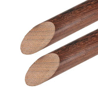 Canne en bois vintage - Bois Vintage - canne de marche - vue de trois quarts