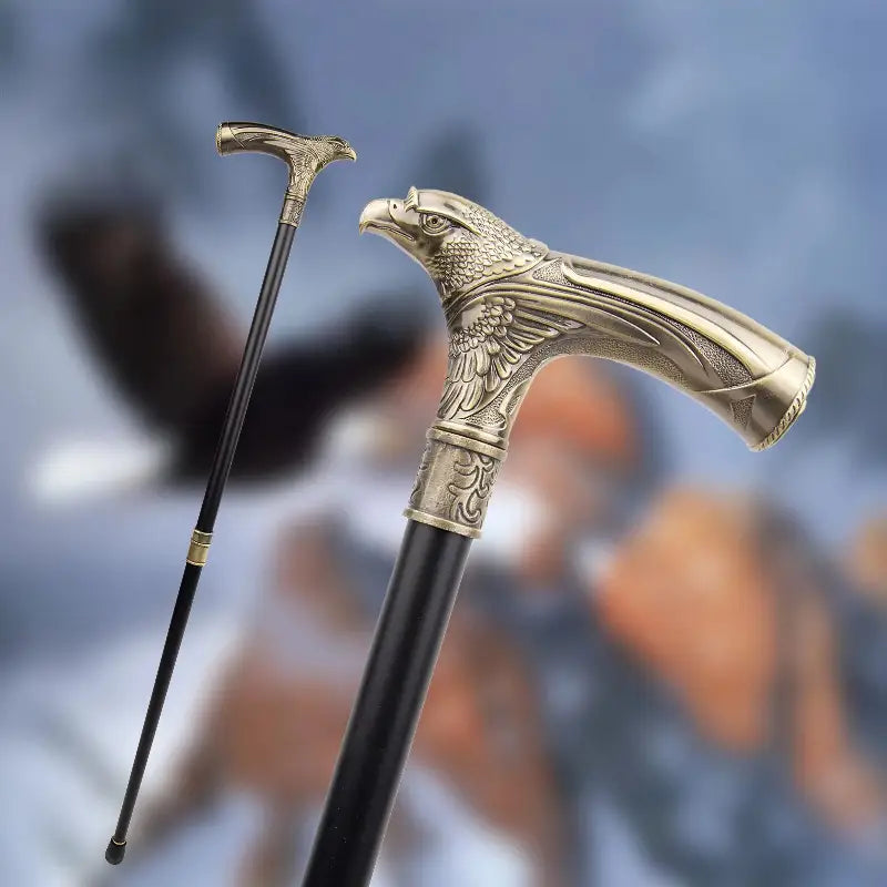 Canne épée Aigle - 93cm - canne de marche - embout antidérapant
