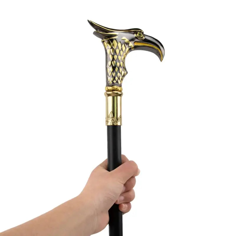 Canne épée Aigle Dorée - 93cm - canne de marche - détail du fût