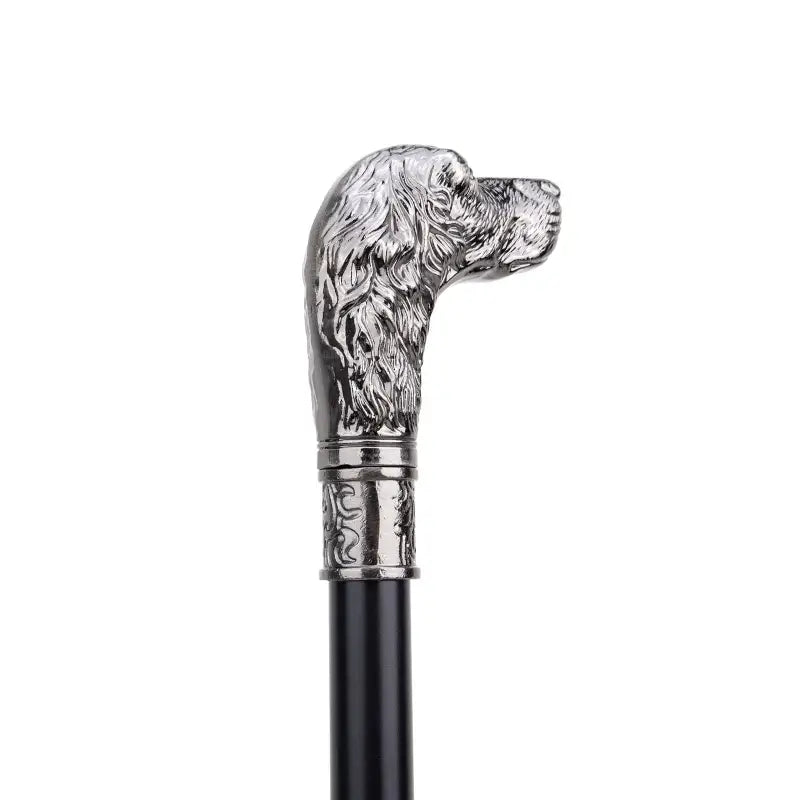 Canne épée Chien - 93cm - canne de marche - détail des finitions
