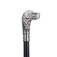 Canne épée Chien - 93cm - canne de marche - détail des finitions