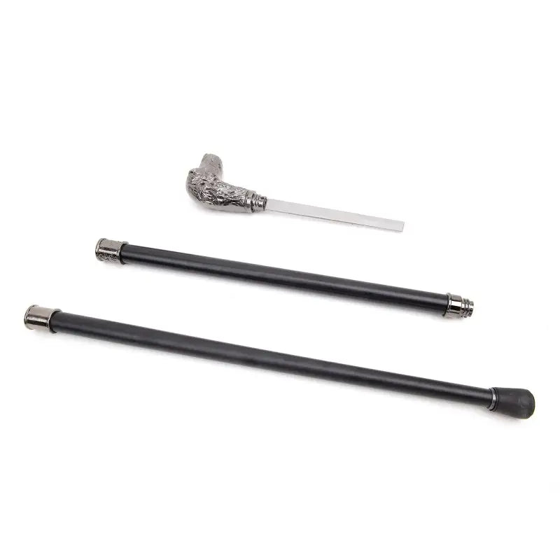 Canne épée Chien - 93cm - canne de marche - embout antidérapant