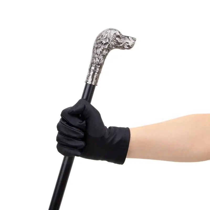Canne épée Chien - 93cm - canne de marche - détail de la poignée