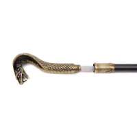 Canne épée Cobra - 93cm - canne de marche - embout antidérapant