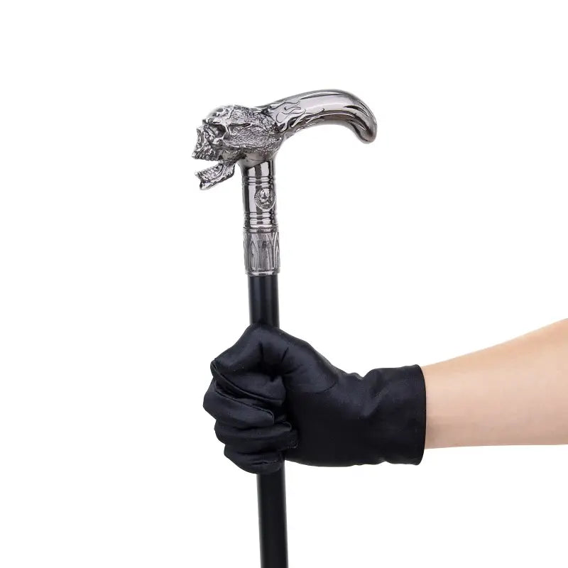 Canne épée Crane - 93cm - canne de marche - détail de la poignée