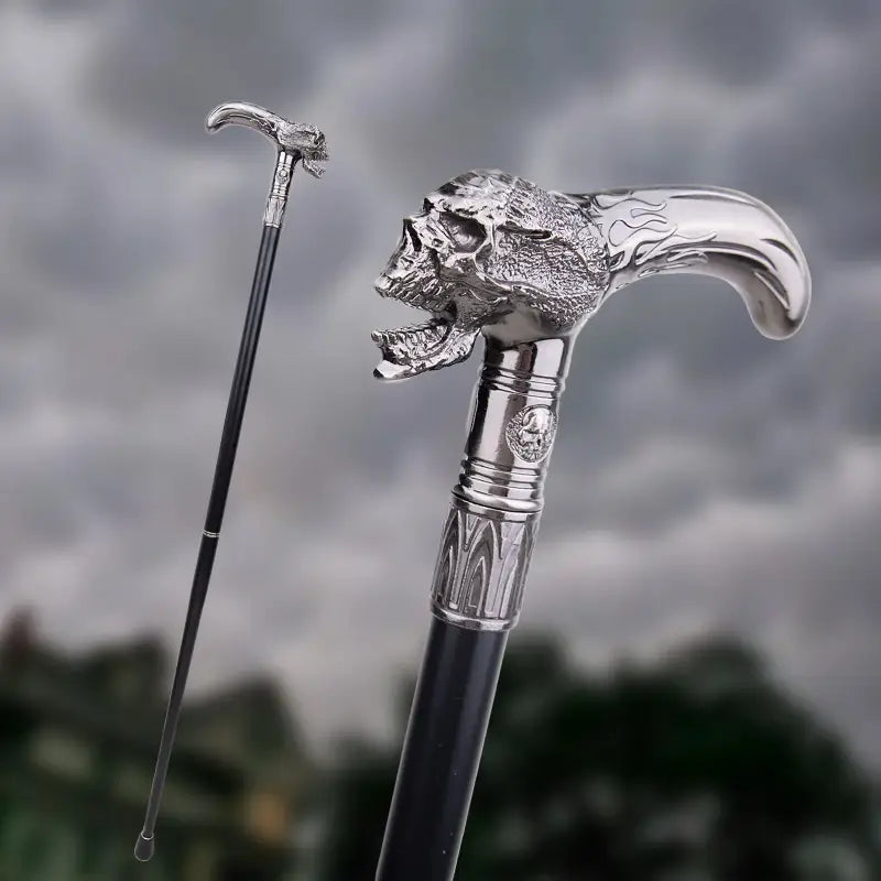 Canne épée Crane - 93cm - canne de marche - détail du fût