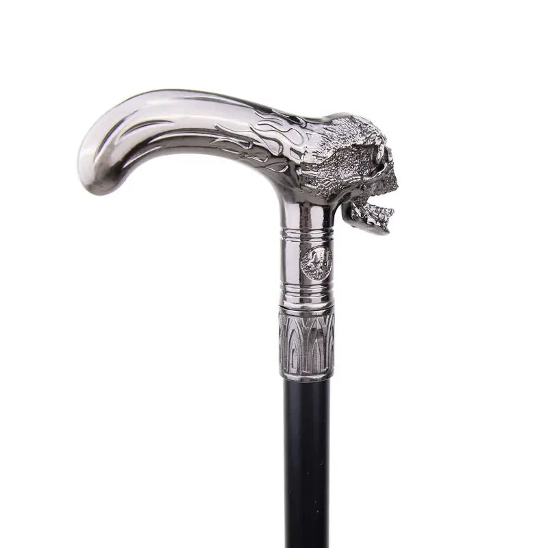 Canne épée Crane - 93cm - canne de marche - gros plan de la poignée
