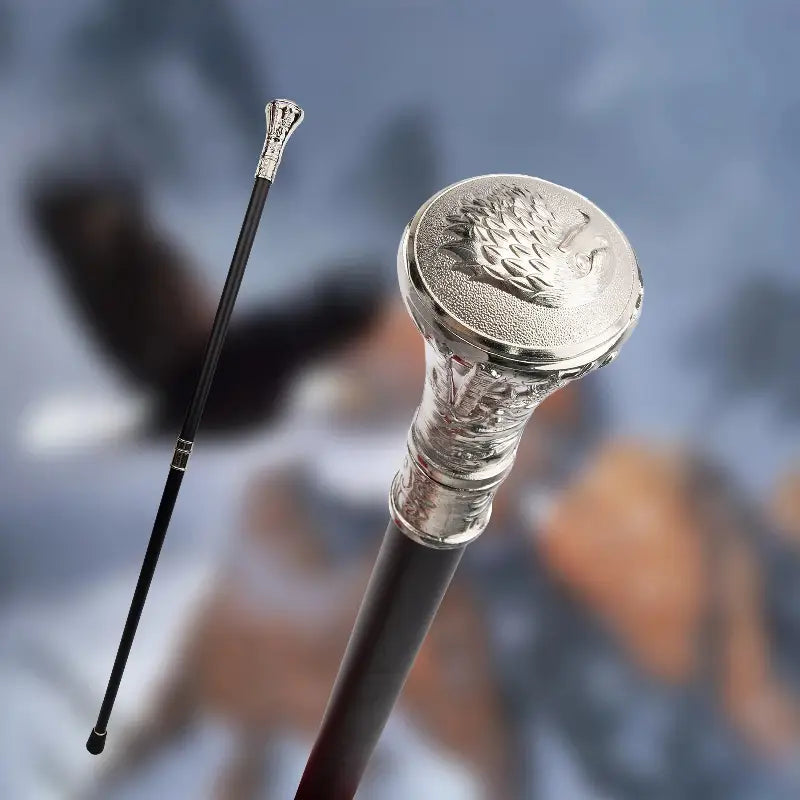 Canne épée de marche Aigle - 93cm - canne de marche - détail du fût