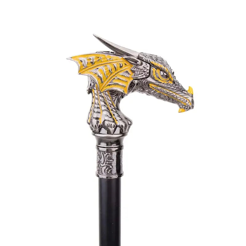 Canne épée Dragon - 93cm - canne de marche - détail du réglage en hauteur