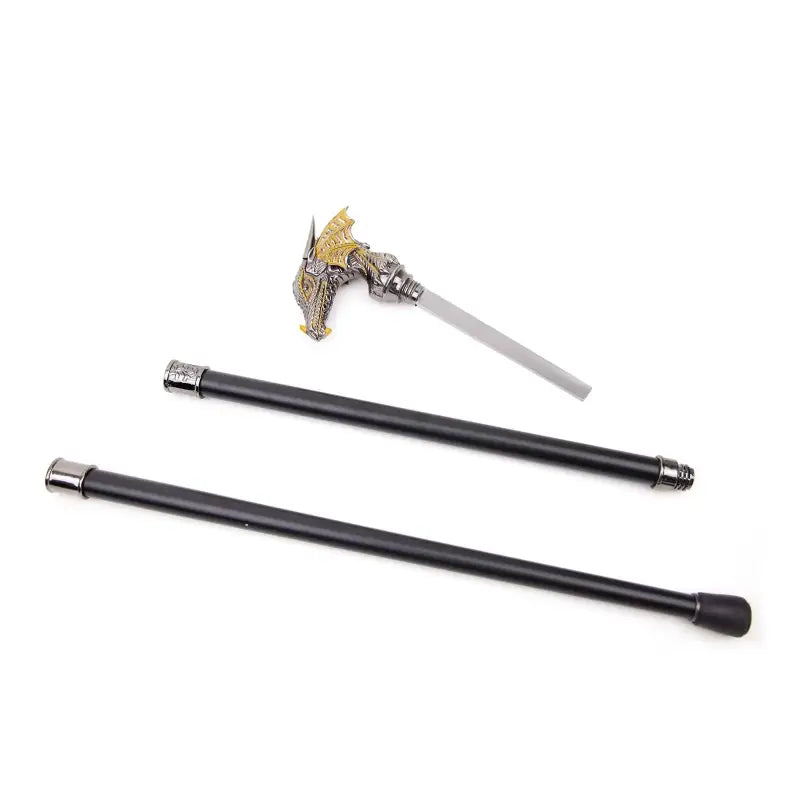 Canne épée Dragon - 93cm - canne de marche - détail du fût