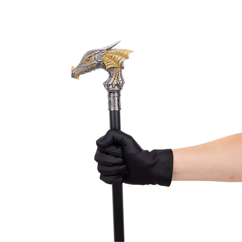 Canne épée Dragon - 93cm - canne de marche - détail de la poignée