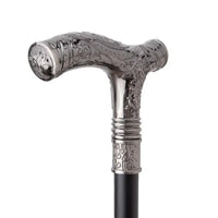 Canne épée Loup - 93cm - canne de marche - vue de trois quarts