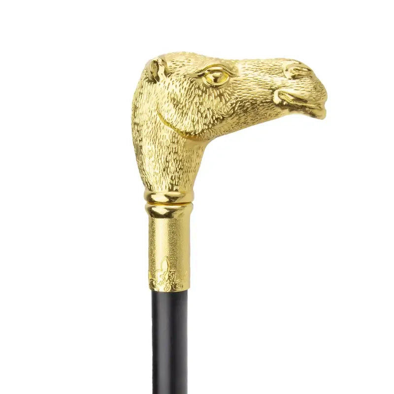 Canne épée Luxe Chameau - 93cm - canne de marche - vue de profil