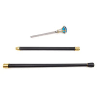 Canne épée Luxe Diamant Bleu - 90cm - canne de marche - embout antidérapant