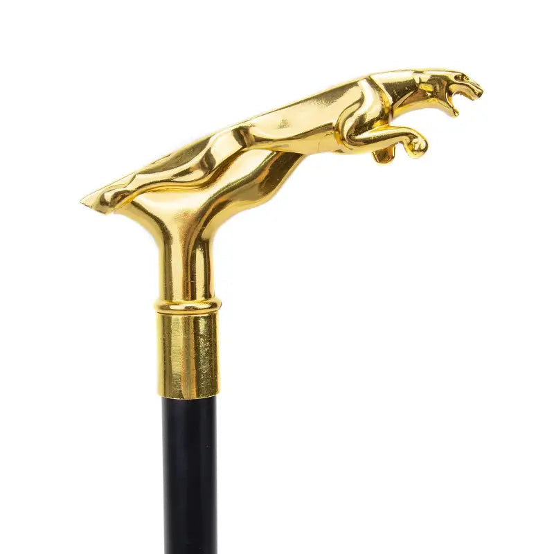 Canne épée luxe Léopard - 93cm - canne de marche - vue de face