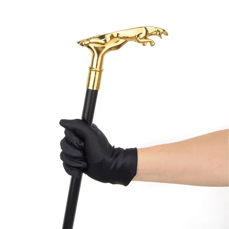 Canne épée luxe Léopard - 93cm - canne de marche - détail de la poignée