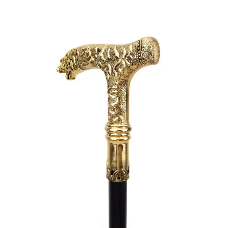 Canne épée Luxe Ours - 90cm - canne de marche - gros plan de la poignée