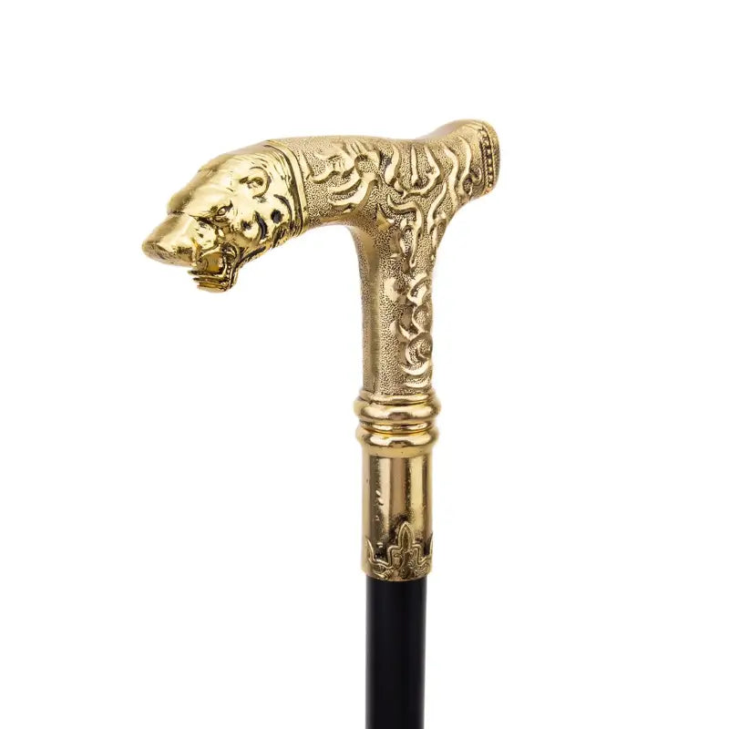 Canne épée Luxe Ours - 90cm - canne de marche - vue de profil