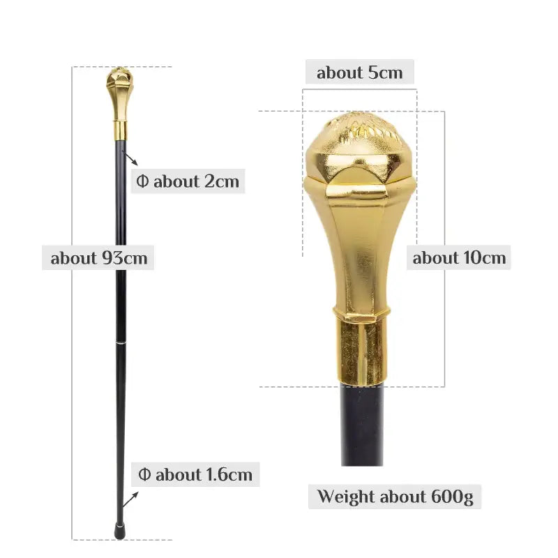 Canne épée Milord Eagle - 93cm - canne de marche - vue de dos