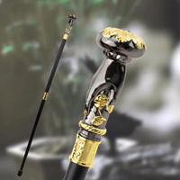 Canne épée original luxe - 93cm - canne de marche - gros plan de la poignée