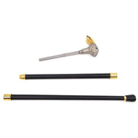 Canne épée Rabbit Dorée - 93cm - canne de marche - détail du fût